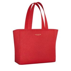 COACH  Fragrance Sparkly Red Tote Bag AND 2 COACH L♥️VE EAU DE PARFUMS-NEW